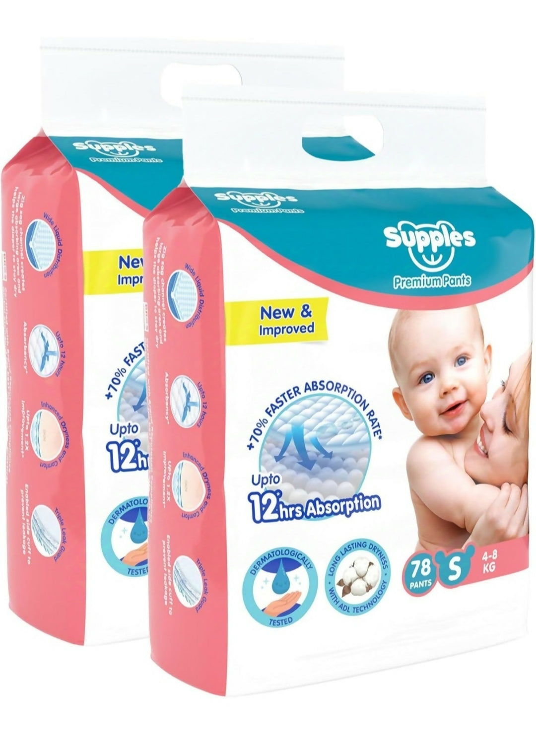 SUPPLES Premium Diapers Size S