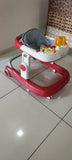 Babyhug Zest Musical Baby Walker With Adjustable Height anti Fall Protection & Toy Bar