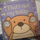 That’s not my teddy - touch and feel board book for babies