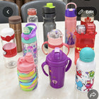 Water Bottles for Kids featuring a practical, easy-to-carry design for everyday hydration at school, daycare, travel, sports, picnics and outdoor activities.