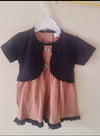 Cute Baby Dress with Bolero & Ruffled Baby Top (Combo of 2)