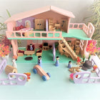 Wooden Doll House- Multi Arrangement 3 Storied Play Set - PyaraBaby