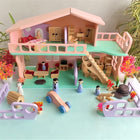 Wooden Doll House- Multi Arrangement 3 Storied Play Set - PyaraBaby