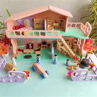 Wooden Doll House- Multi Arrangement 3 Storied Play Set - PyaraBaby