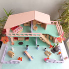 Wooden Doll House- Multi Arrangement 3 Storied Play Set - PyaraBaby