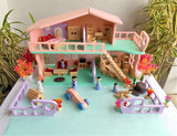 Wooden Doll House- Multi Arrangement 3 Storied Play Set - PyaraBaby