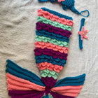 Handmade Customized Crochet Mermaid Dress - PyaraBaby