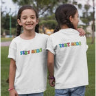 Customised Round Neck T-Shirt for Kids with Customised Print (Colours available) - PyaraBaby