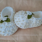 Crochet baby girl booties - PyaraBaby