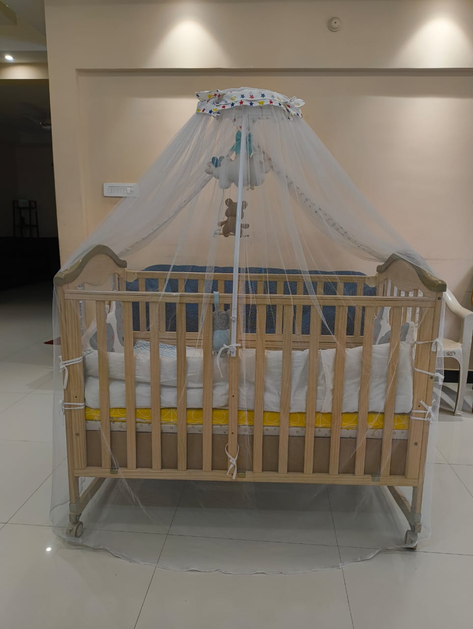 Discover the BabyTeddy® 9 in 1 Convertible Forest Theme Baby Crib – a versatile, high-quality wooden crib that transforms into nine configurations, complete with a mattress and mosquito net for ultimate comfort and protection.