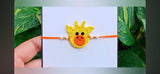 Cute Hand crochet Rakhi for Kids- Multiple designs available