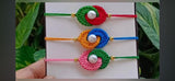 Cute Hand crochet Rakhi for Kids- Multiple designs available