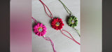 Cute Hand crochet Rakhi for Kids- Multiple designs available