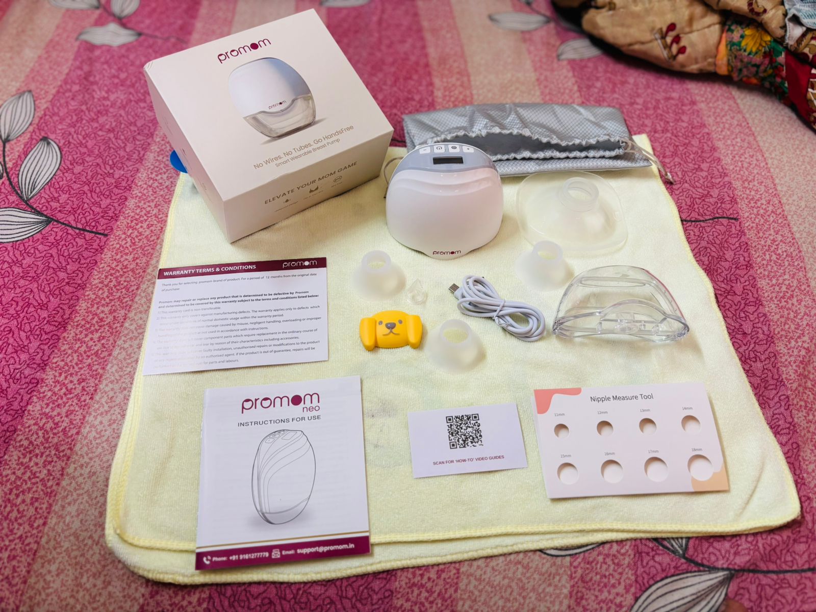 Buy Promom Wearable Electric Breast Pump – quiet, portable, and efficient for modern moms.