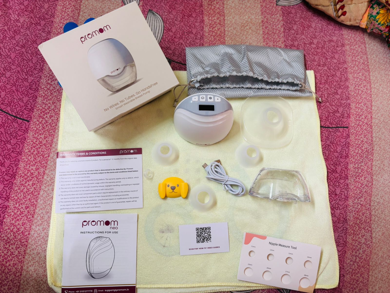 Buy Promom Wearable Electric Breast Pump – quiet, portable, and efficient for modern moms.