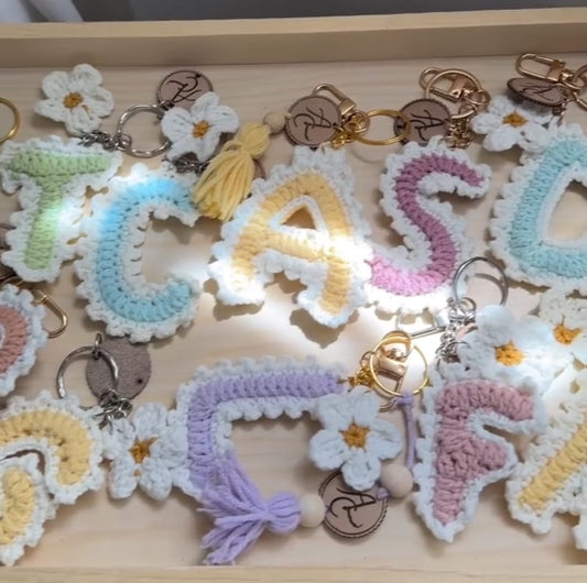 Letter keychain