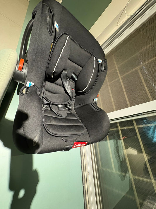 LUVLAP 4-in-1 Infant/Baby Car Seat & Carry Cot with Canopy, Convertible Car Seat