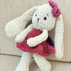 Crochet handmade long ear bunny soft toy