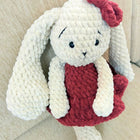 Crochet handmade long ear bunny soft toy