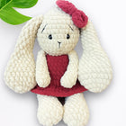 Crochet handmade long ear bunny soft toy