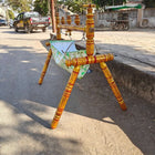 Wooden Single Dandi Cradle with Cloth