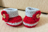 Crochet Beanie and Bootie Set