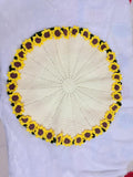Crochet Sunflower Blanket or Table Mat – Handmade, Soft & Beautiful