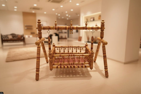 Wooden Palna/Cradle for Baby
