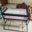 MOTHERTOUCH  High Compact Cradle Polka Dot Print - Blue