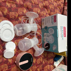 BABYHUG Double Electric Breast Pump with Accessories Include -  3 x 150 ml Storage Containers, Babyhug Nipple Shield, Nipple Healer