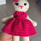 Crochet Rabbit with Frock Softtoy