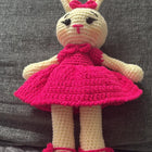 Crochet Rabbit with Frock Softtoy