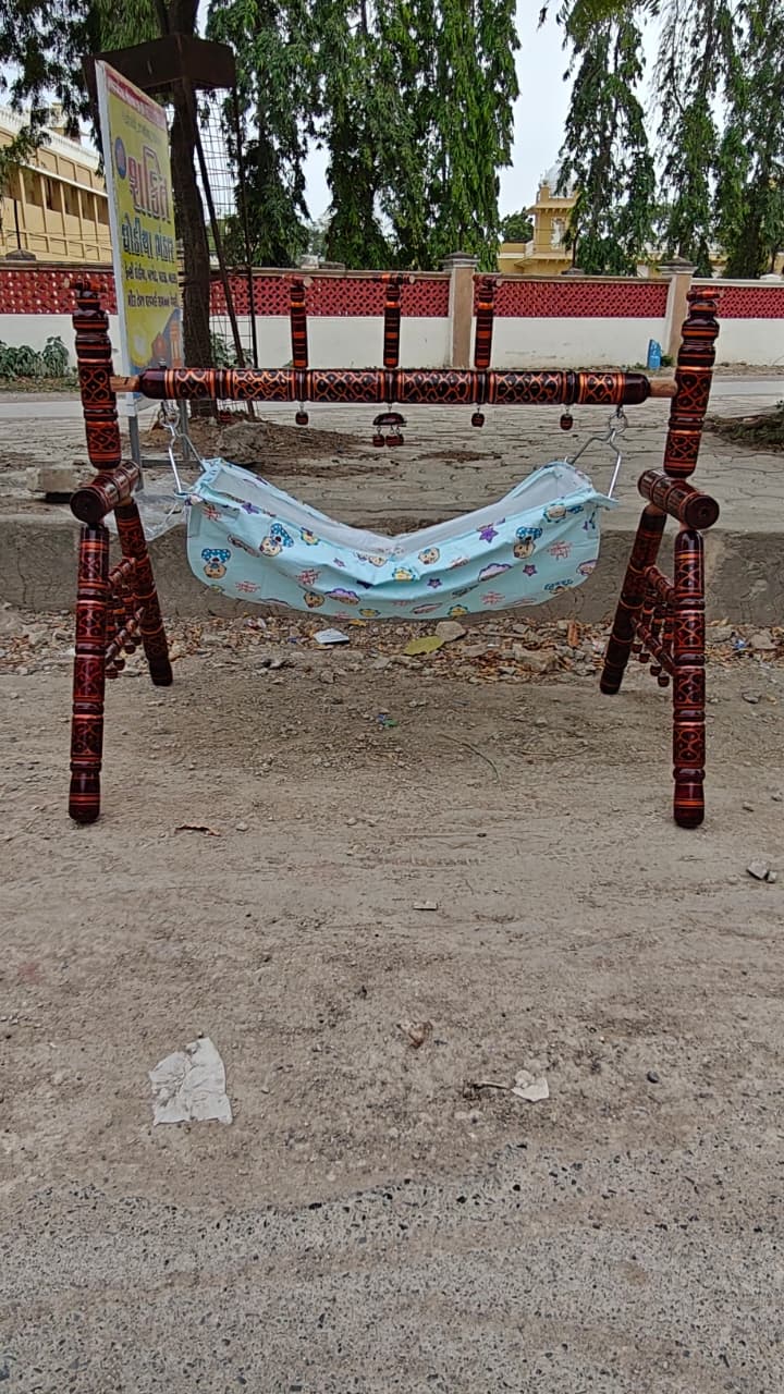 Wooden Full Rama Kada Cradle