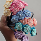 Hand Crocheted Hairband For Baby Girl
