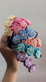 Hand Crocheted Hairband For Baby Girl