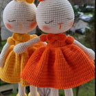 Crochet Rabbit with Frock Softtoy