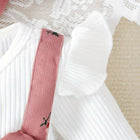 Pink and White Frock/Dress for Baby Girl