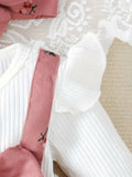 Pink and White Frock/Dress for Baby Girl