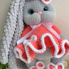 The Crochet Rabbit Soft Toy is a charming, hand-crafted plush toy that brings warmth and joy to your little one’s playtime.