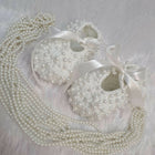 Crochet baby booties