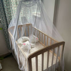 Comfortable and safe bed for babies, perfect for newborns and infants, lightweight, and portable design.