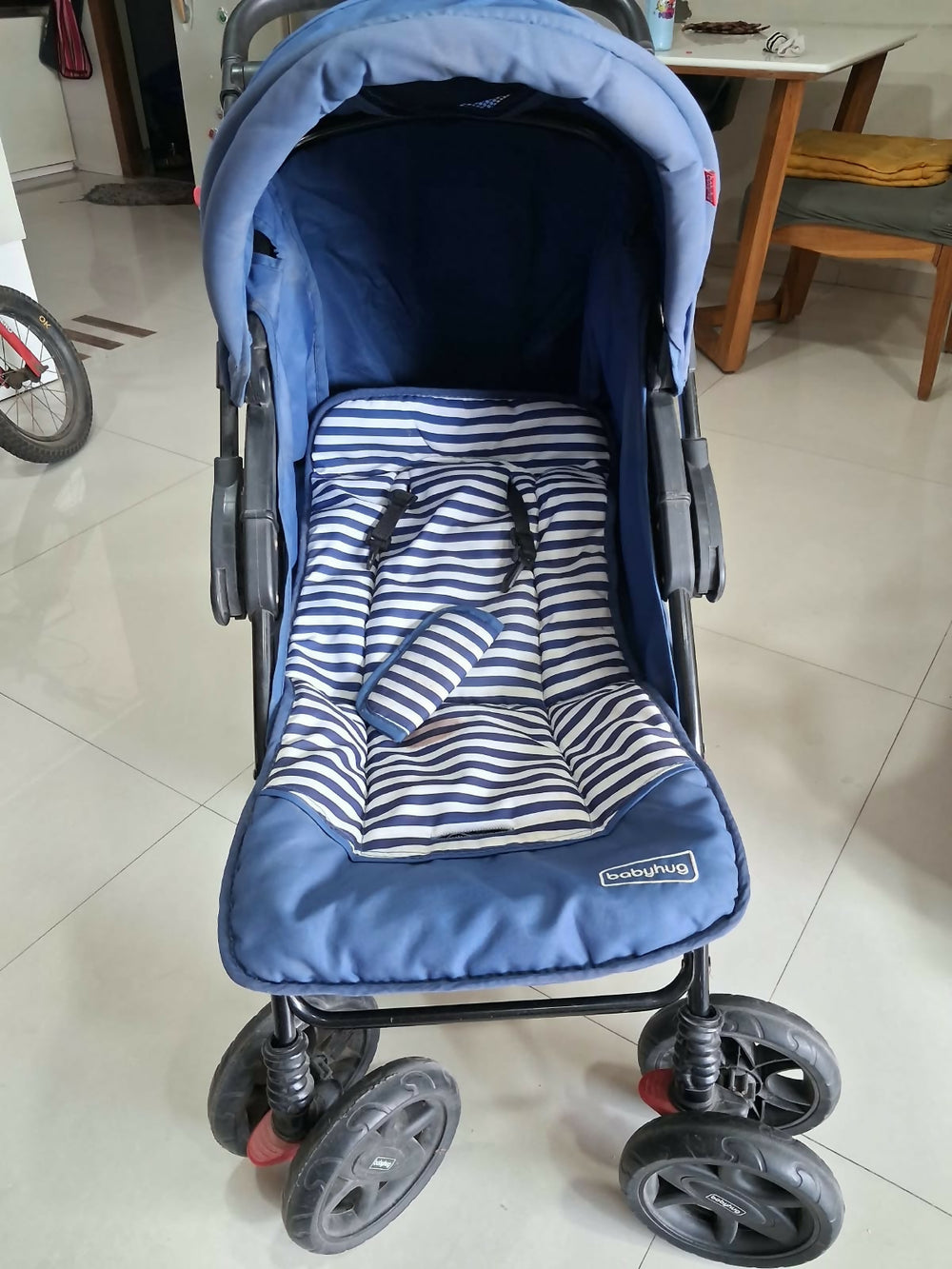 BABYHUG Wander Buddy Baby Stroller/Pram with Free Feeding Pillow
