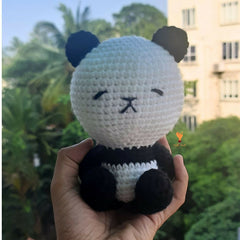 Crochet Panda Plushie - PyaraBaby