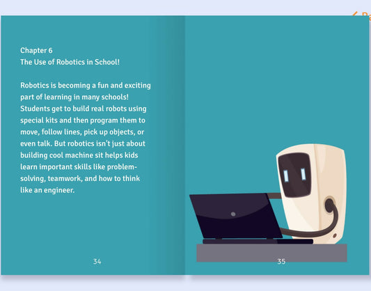 Robotics for Beginners by Jude – a fun and easy STEM guide introducing kids to robots, coding, and innovation.