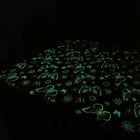 Glowing butterfly pattern on a dark background