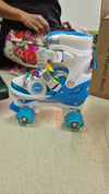 ERNAN KIDS Adjustable Roller Skates Blue