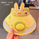 Cute Cartoon Stylish Sun Visor Cap with Fan