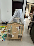 Cot + Crib + Soft railguards