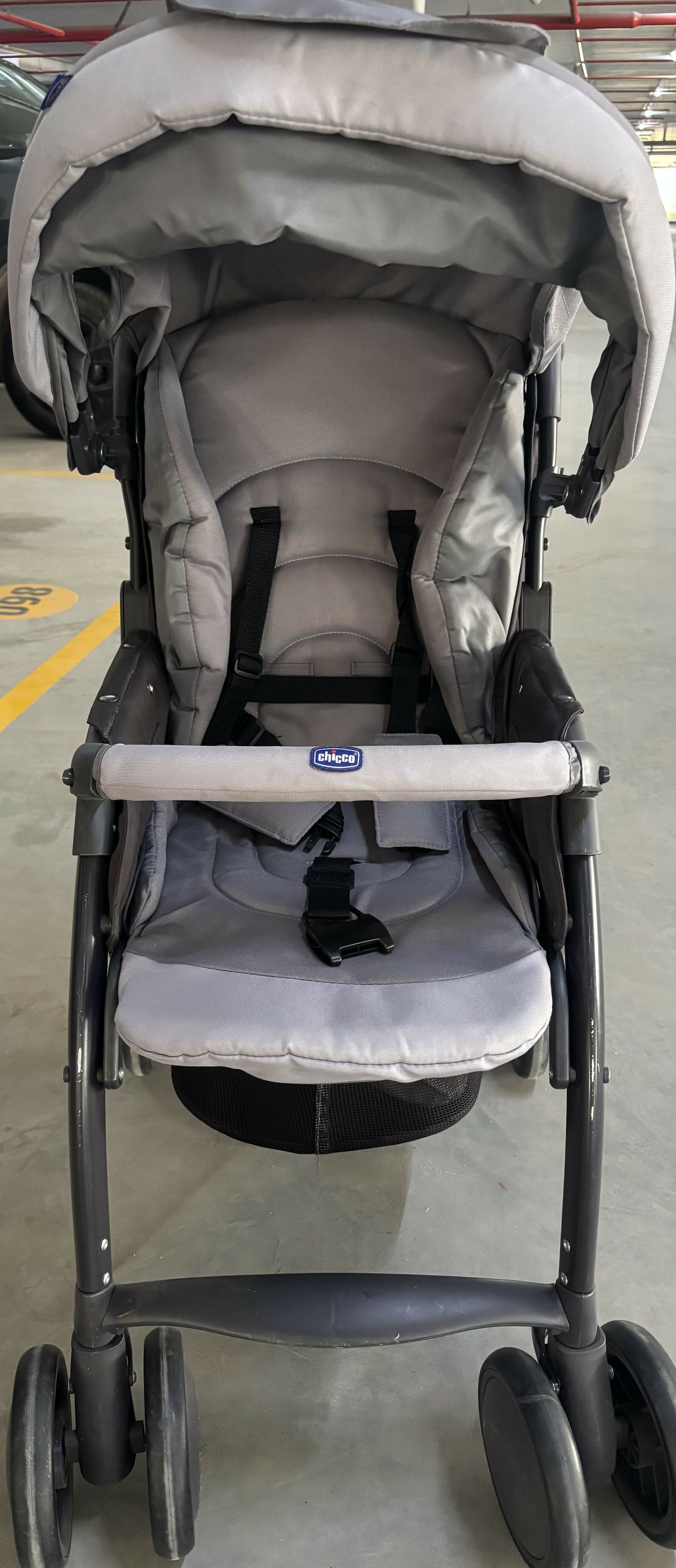 CHICCO  Simplicity Baby Stroller/Pram, Grey 
