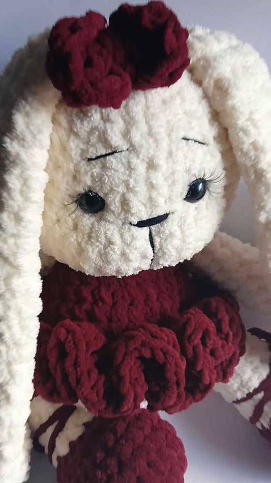 Handmade Crochet Bunny Plushie – Soft, Safe & Adorable Toy for Babies and Kids